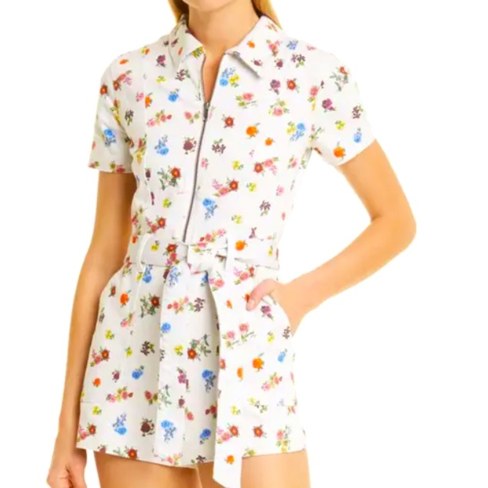 Alice and olivia floral romper